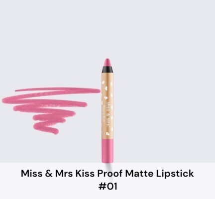 Miss & Mrs أحمر شفاه ثابت مطفي رقم 01