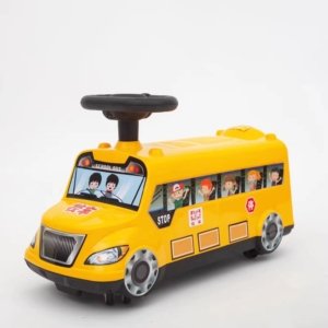 باص المدرسة المرح للأطفال – Ride-On School Bus