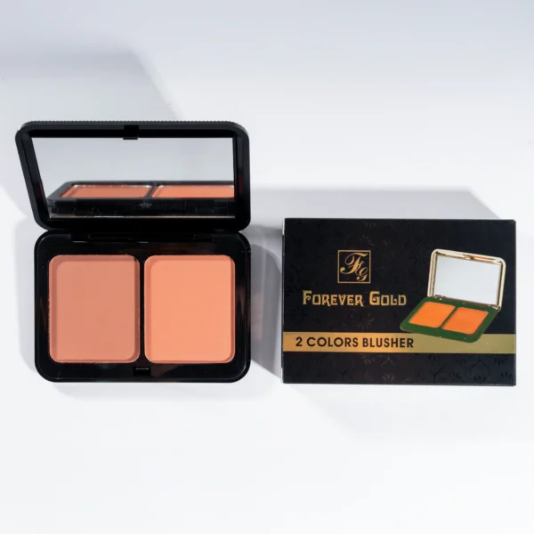 ⁦بلاشر - Forever Gold 2 Colors Blusher⁩ - الصورة ⁦3⁩