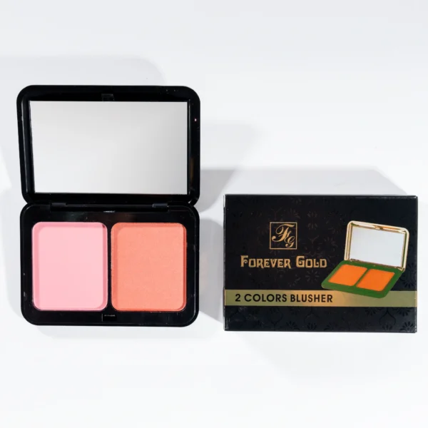 ⁦بلاشر - Forever Gold 2 Colors Blusher⁩ - الصورة ⁦4⁩