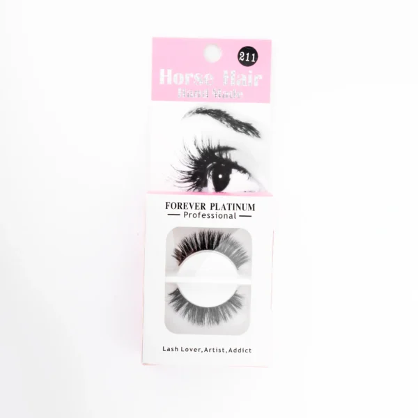 ⁦رموش شعر حصان صناعة يدوية - Forever Platinum Professional Horse Hair Lashes Hand Made⁩ - الصورة ⁦2⁩