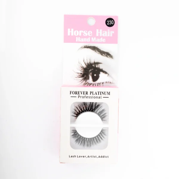 ⁦رموش شعر حصان صناعة يدوية - Forever Platinum Professional Horse Hair Lashes Hand Made⁩ - الصورة ⁦3⁩