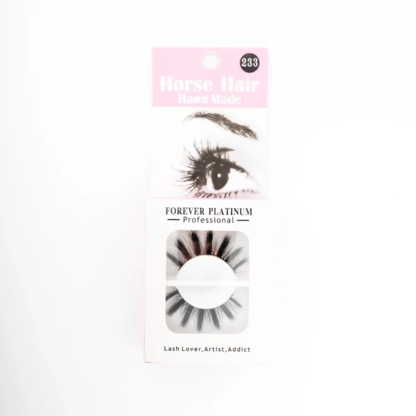 ⁦رموش شعر حصان صناعة يدوية - Forever Platinum Professional Horse Hair Lashes Hand Made⁩ - الصورة ⁦4⁩