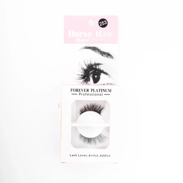 ⁦رموش شعر حصان صناعة يدوية - Forever Platinum Professional Horse Hair Lashes Hand Made⁩ - الصورة ⁦5⁩