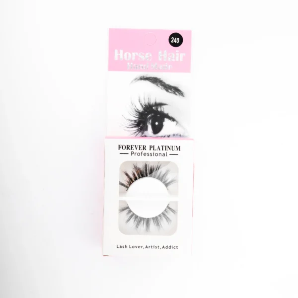 ⁦رموش شعر حصان صناعة يدوية - Forever Platinum Professional Horse Hair Lashes Hand Made⁩ - الصورة ⁦6⁩