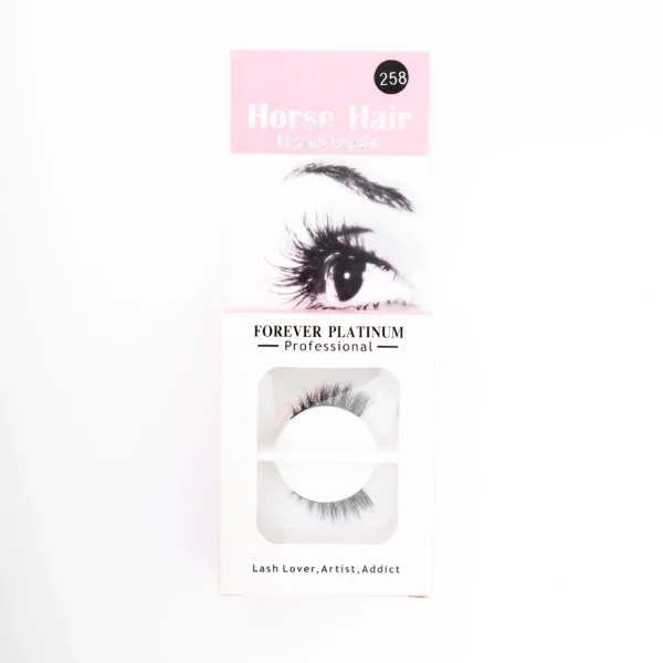 ⁦رموش شعر حصان صناعة يدوية - Forever Platinum Professional Horse Hair Lashes Hand Made⁩ - الصورة ⁦8⁩
