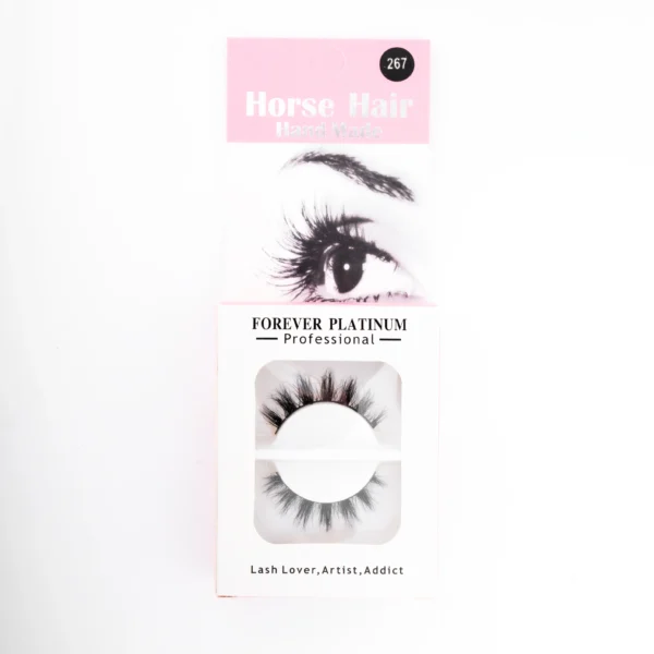 ⁦رموش شعر حصان صناعة يدوية - Forever Platinum Professional Horse Hair Lashes Hand Made⁩ - الصورة ⁦10⁩