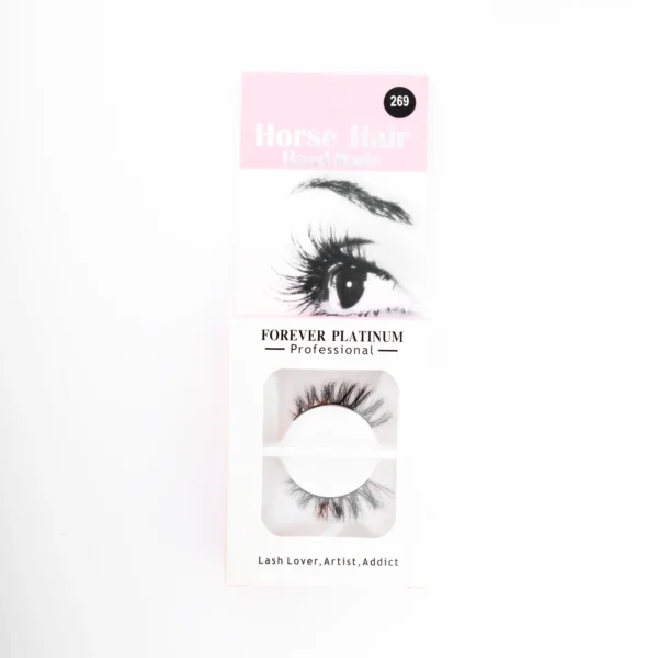 ⁦رموش شعر حصان صناعة يدوية - Forever Platinum Professional Horse Hair Lashes Hand Made⁩ - الصورة ⁦11⁩