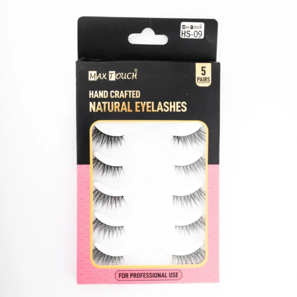 ⁦رموش شعر بشري طبيعي 5 أزواج - Max Touch Hand Ceafted Natural Eyelashes 5 Pairs⁩ - الصورة ⁦4⁩