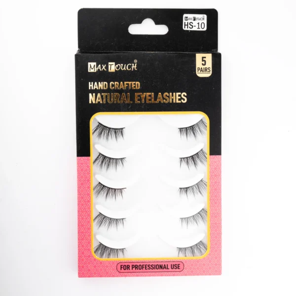 ⁦رموش شعر بشري طبيعي 5 أزواج - Max Touch Hand Ceafted Natural Eyelashes 5 Pairs⁩ - الصورة ⁦5⁩