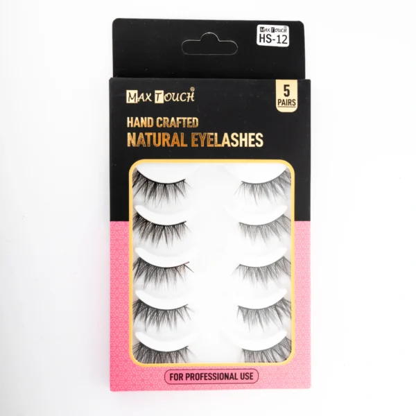 ⁦رموش شعر بشري طبيعي 5 أزواج - Max Touch Hand Ceafted Natural Eyelashes 5 Pairs⁩ - الصورة ⁦7⁩