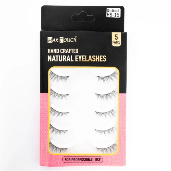⁦رموش شعر بشري طبيعي 5 أزواج - Max Touch Hand Ceafted Natural Eyelashes 5 Pairs⁩ - الصورة ⁦9⁩