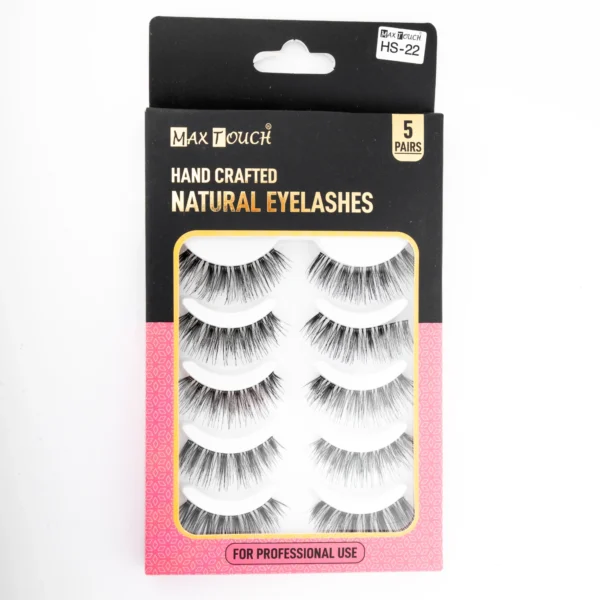 ⁦رموش شعر بشري طبيعي 5 أزواج - Max Touch Hand Ceafted Natural Eyelashes 5 Pairs⁩ - الصورة ⁦12⁩