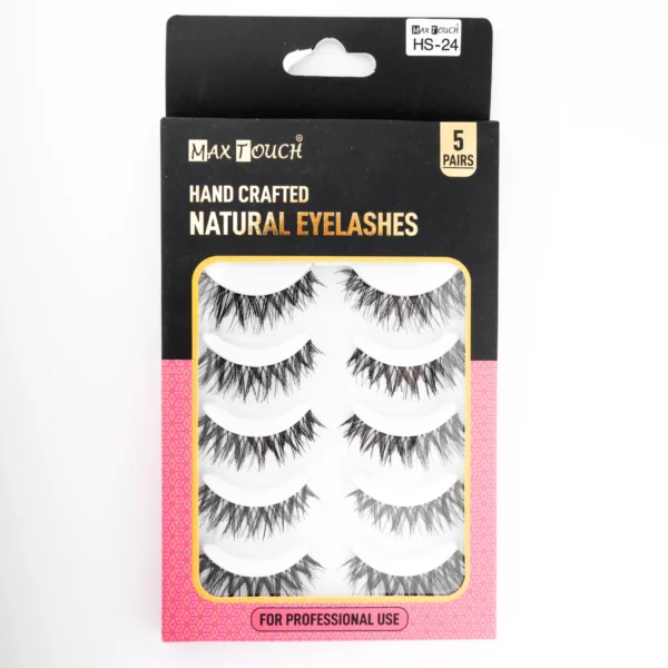 ⁦رموش شعر بشري طبيعي 5 أزواج - Max Touch Hand Ceafted Natural Eyelashes 5 Pairs⁩ - الصورة ⁦13⁩