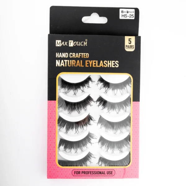 ⁦رموش شعر بشري طبيعي 5 أزواج - Max Touch Hand Ceafted Natural Eyelashes 5 Pairs⁩ - الصورة ⁦14⁩