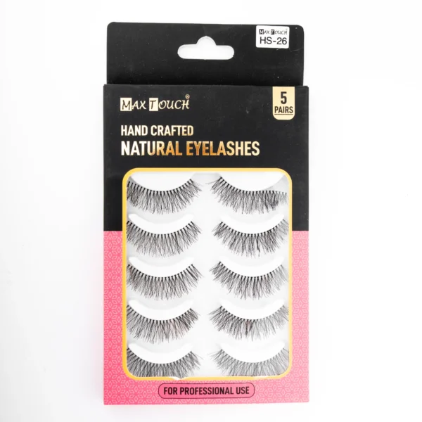 ⁦رموش شعر بشري طبيعي 5 أزواج - Max Touch Hand Ceafted Natural Eyelashes 5 Pairs⁩ - الصورة ⁦15⁩