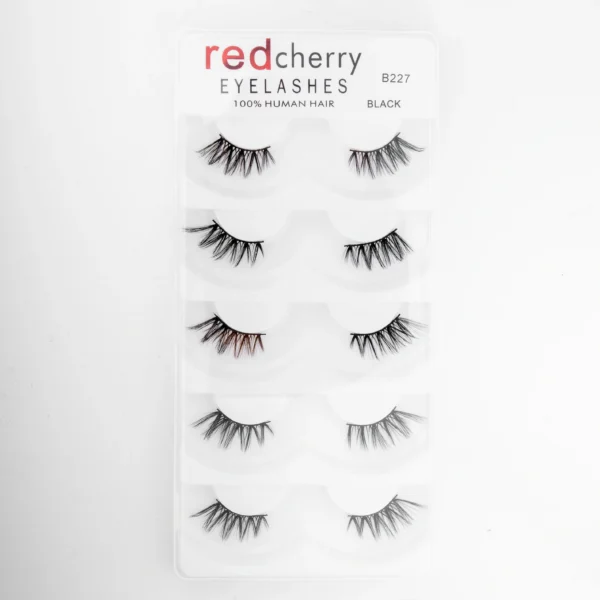 ⁦رموش شعر بشري طبيعي 100% 5 أزواج - Red Cherry 100% Human Hair 5 Pairs⁩ - الصورة ⁦10⁩