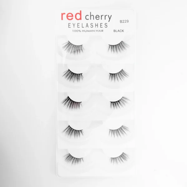 ⁦رموش شعر بشري طبيعي 100% 5 أزواج - Red Cherry 100% Human Hair 5 Pairs⁩ - الصورة ⁦12⁩