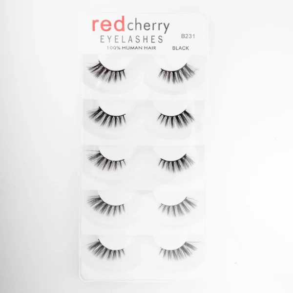 ⁦رموش شعر بشري طبيعي 100% 5 أزواج - Red Cherry 100% Human Hair 5 Pairs⁩ - الصورة ⁦14⁩