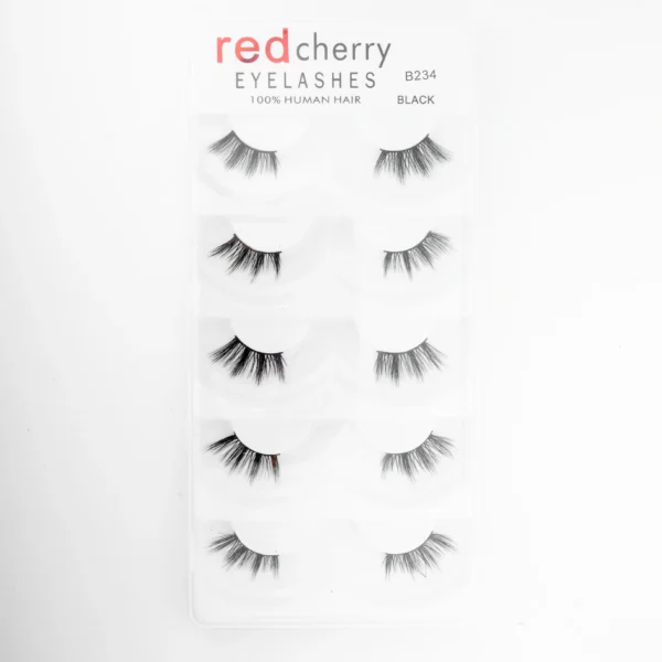 ⁦رموش شعر بشري طبيعي 100% 5 أزواج - Red Cherry 100% Human Hair 5 Pairs⁩ - الصورة ⁦17⁩