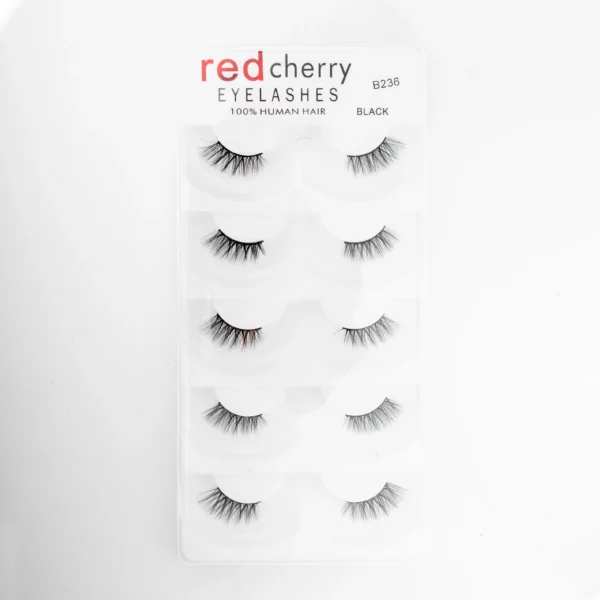 ⁦رموش شعر بشري طبيعي 100% 5 أزواج - Red Cherry 100% Human Hair 5 Pairs⁩ - الصورة ⁦19⁩