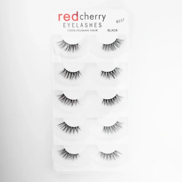 ⁦رموش شعر بشري طبيعي 100% 5 أزواج - Red Cherry 100% Human Hair 5 Pairs⁩ - الصورة ⁦20⁩