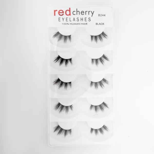 ⁦رموش شعر بشري طبيعي 100% 5 أزواج - Red Cherry 100% Human Hair 5 Pairs⁩ - الصورة ⁦21⁩