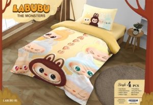Labubu – طقم مفارش سرير أطفال 4 قطع | Kids Bedding Set 4 PCS