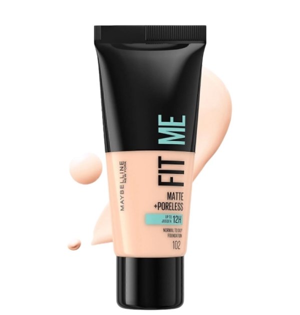⁦Maybelline فاونديشن fit me - 104 Ivory Ros 104⁩ - الصورة ⁦2⁩